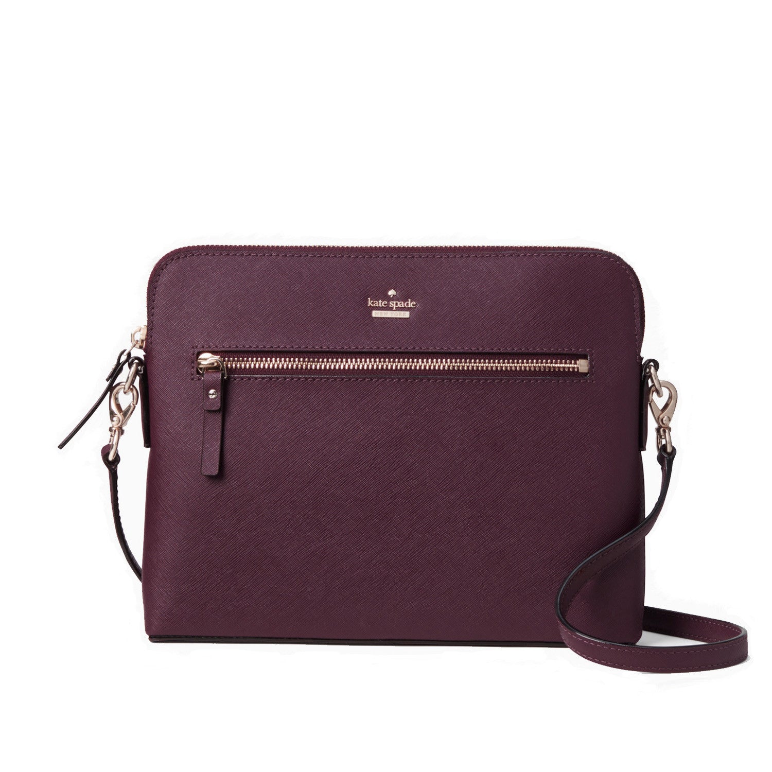 KATE SPADE Chelsea medium burgundy wine hang bag purse | eBay